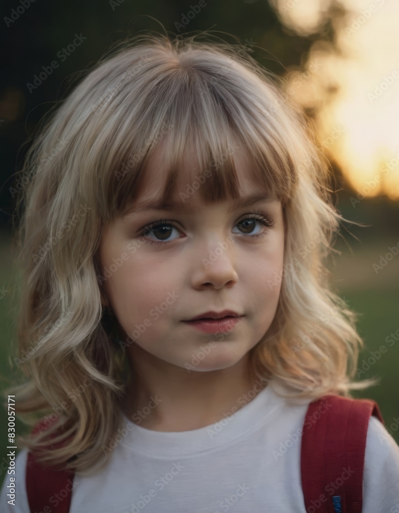 portrait of a little girl portrait of a little girl
