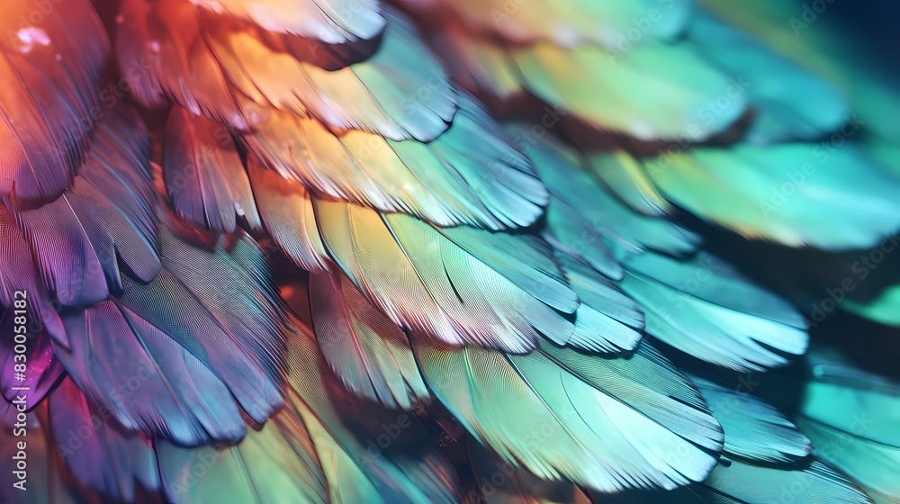 Obraz premium Color butterfly fairy wings texture poster background