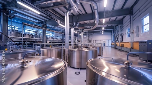 Sustainable Food Processing Plant Pioneering Eco-friendly Production Lines photo
