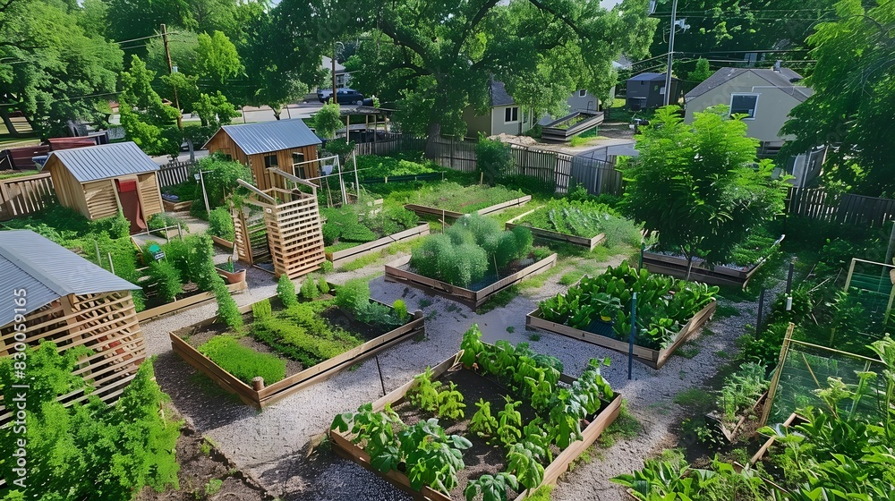 Circular Food Economy in Action: Community Urban Garden Fosters Sustainable Agriculture