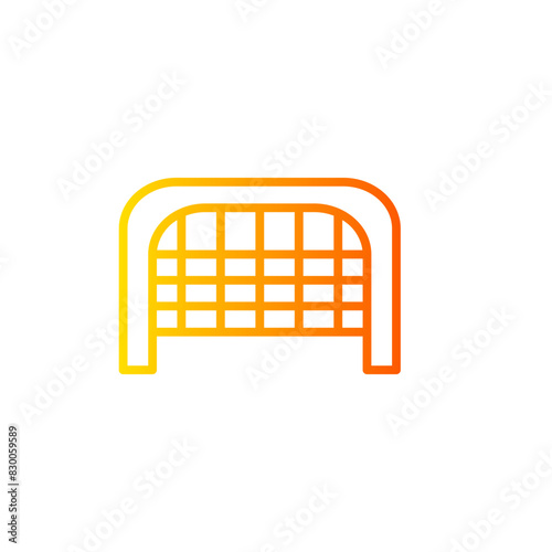 hockey goal gradient icon