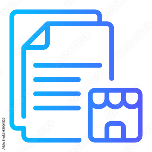 franchise gradient icon