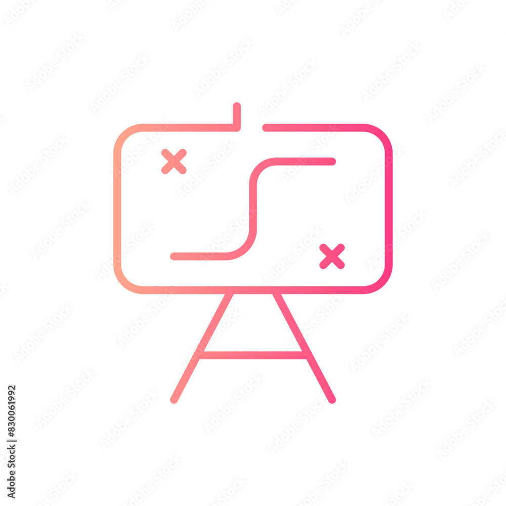 strategy gradient icon strategy gradient icon