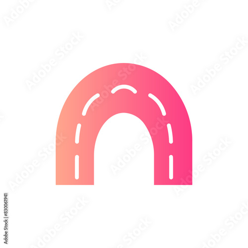 mouth guard gradient icon