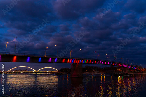 Stunning night view of Danu...