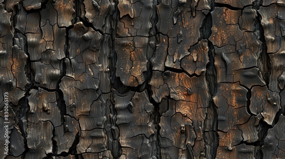 oak tree bark with a high-fidelity, high-resolution seamless pattern ...