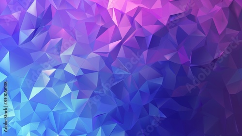 Purple and blue colors  vector illustration of a low poly background  a lowpoly geometric texture  and a polygonal pattern  flat design