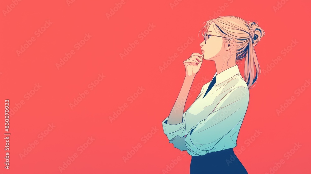 A businesswoman stands in a moment of contemplation shaping a heart with her hands as she gazes thoughtfully ahead pondering an idea and gesturing towards a point of interest Nearby a lovely A businesswoman stands in a moment of contemplation shaping a heart with her hands as she gazes thoughtfully ahead pondering an idea and gesturing towards a point of interest Nearby a lovely
