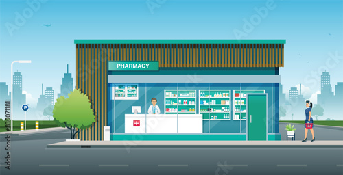 A pharmacy opens in the city where pharmacists are available to provide advice.