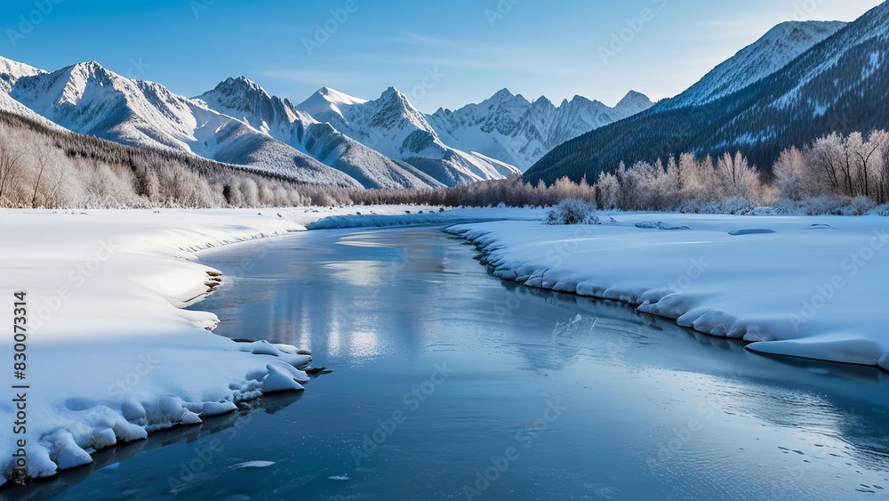 Beautiful natural scenery of mountain Beautiful natural scenery of mountain