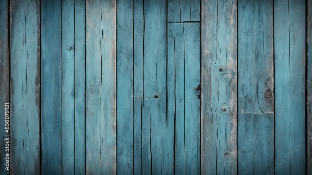 Background of light blue planks next to each other making a wooden wall Background of light blue planks next to each other making a wooden wall