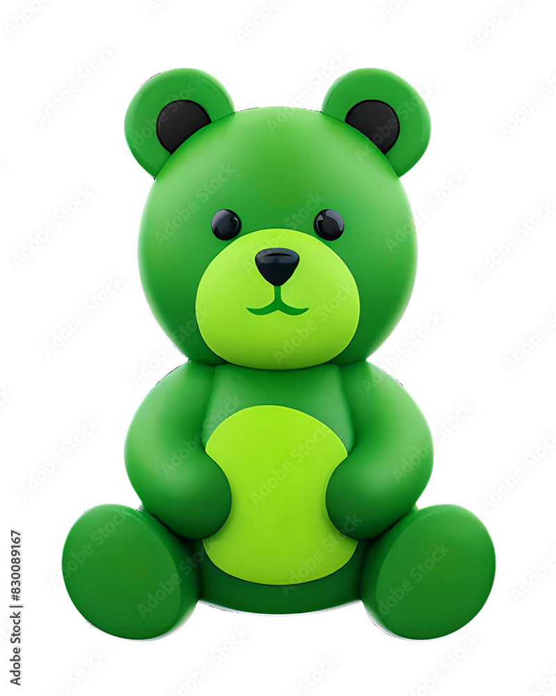 green teddy bear