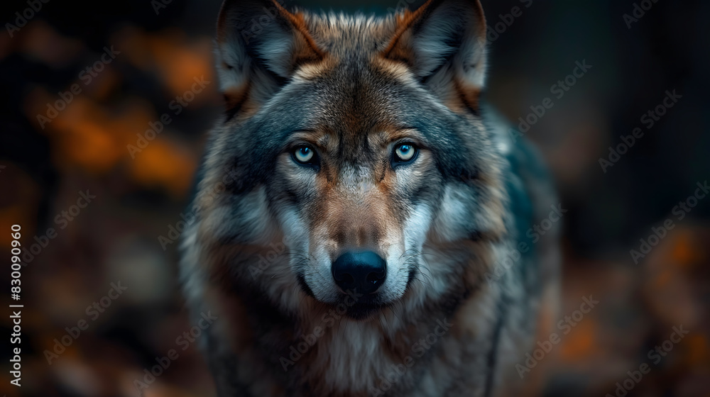 Majestic Wolf in Golden Light - Nature Wildlife Photography Majestic Wolf in Golden Light - Nature Wildlife Photography