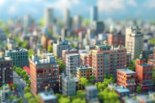 City in a Miniature Landscape