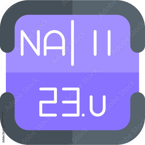 Sodium Periodic Table Element Icon