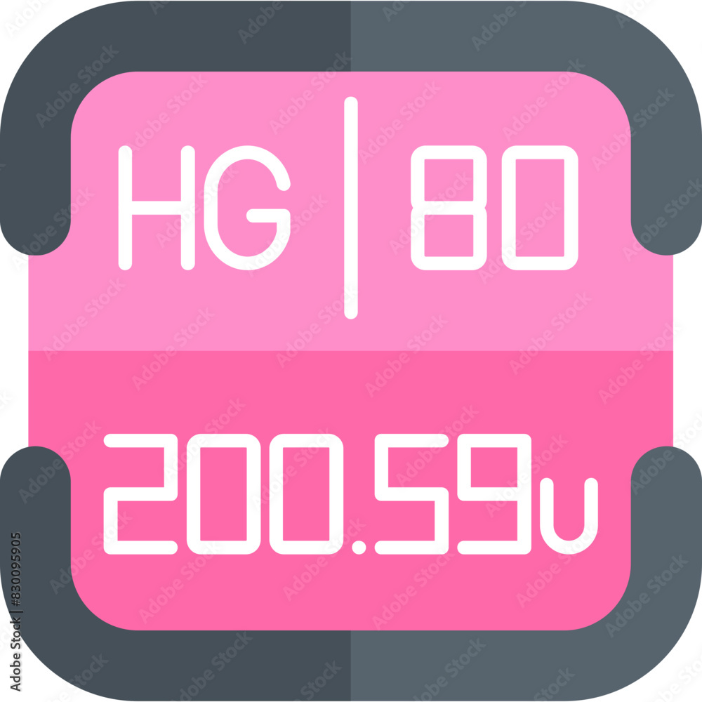 Mercury Periodic Table Element Icon Mercury Periodic Table Element Icon