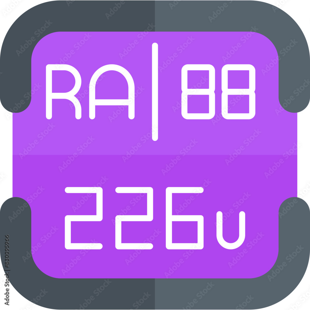 Radium Periodic Table Element Icon Radium Periodic Table Element Icon