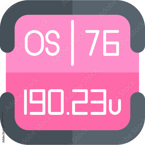 Osmium Periodic Table Element Icon