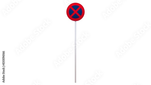 3d model traffic sign illustration