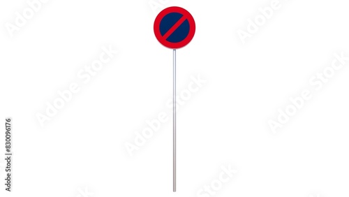 3d model traffic sign illustration