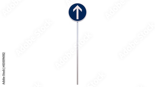 3d model traffic sign illustration