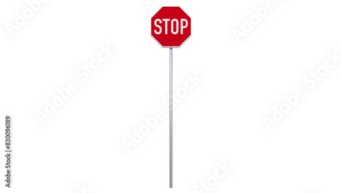 3d model traffic sign illustration