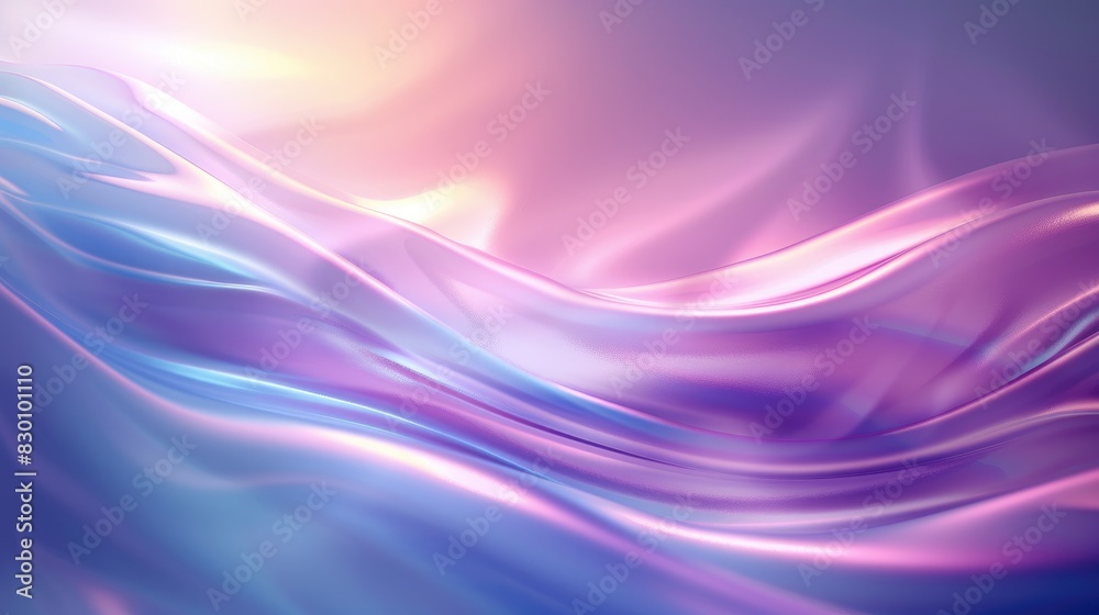 Naklejka premium An abstract background with a soft glow and smooth gradients, perfect for creating a serene and modern look,