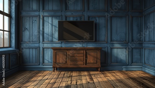 tv room with cabinet UHD Wallpapar photo