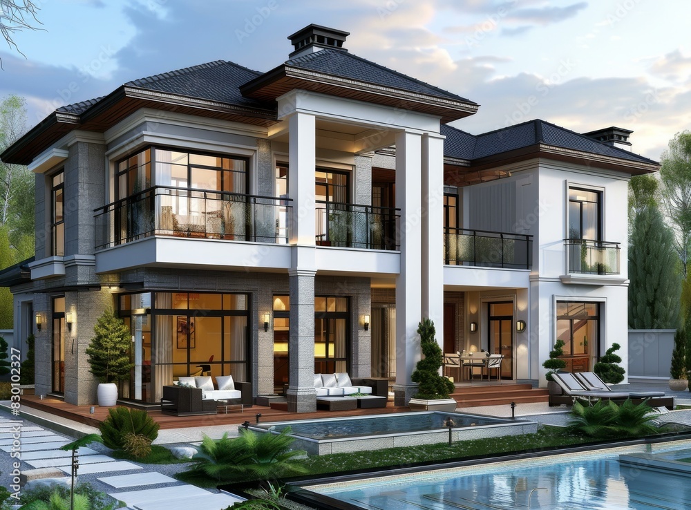 Modern Luxury Villa with Swimming Pool Modern Luxury Villa with Swimming Pool