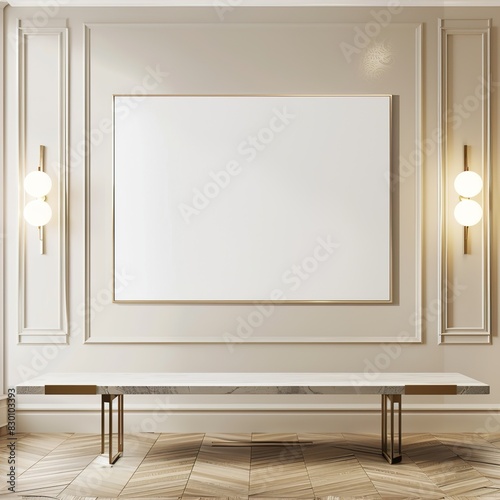 dining room with white wall UHD Wallpapar photo
