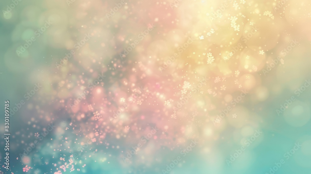 Dreamy spring background with pastel blend background