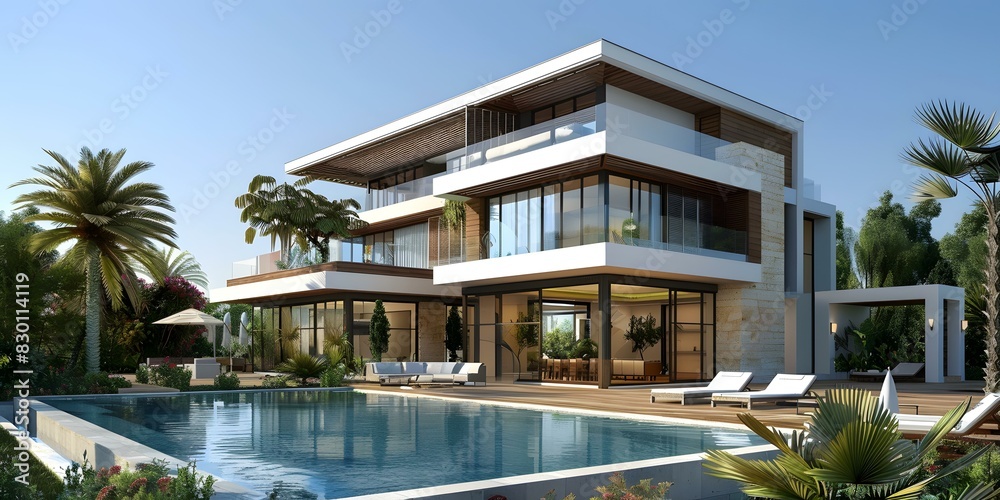 Fototapeta premium Modern house