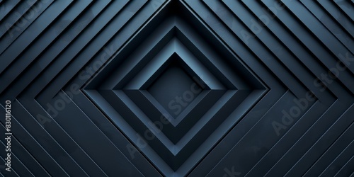 A black abstract background featuring a prominent triangular shape in the center photo
