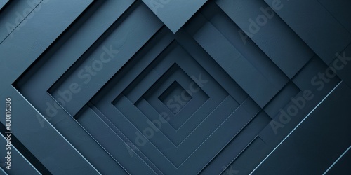 Dark blue backdrop featuring a striking geometric pattern in this simple yet elegant design