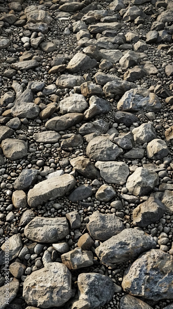 3D render of Gravel 3d render texture Pbr style 3D render of Gravel 3d render texture Pbr style