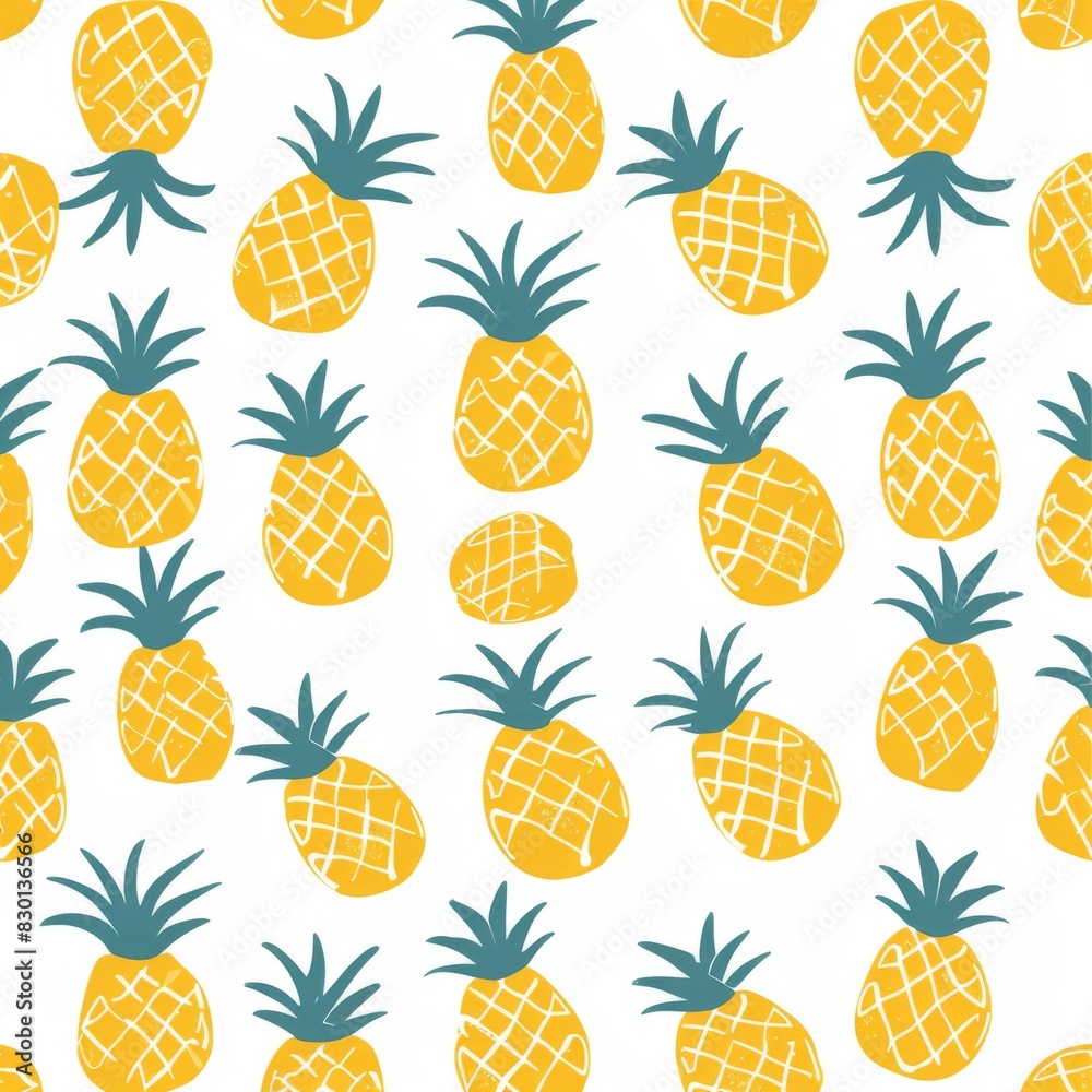 Cute Pastel Colour Pineapple Pattern White Background l Yellow Juicy Fruit Design Wallpaper l Fresh and Sweet Ananas Dessert Summer Print l Tropical Image Illustration Cute Pastel Colour Pineapple Pattern White Background l Yellow Juicy Fruit Design Wallpaper l Fresh and Sweet Ananas Dessert Summer Print l Tropical Image Illustration