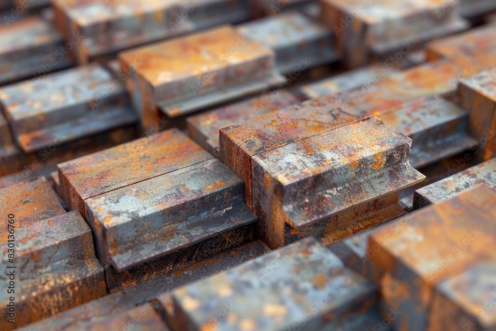 3D render of Rusted Metal 3d render texture Pbr style 3D render of Rusted Metal 3d render texture Pbr style