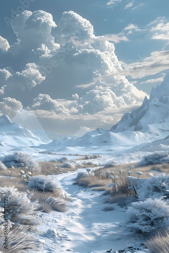 Frozen Snow Land