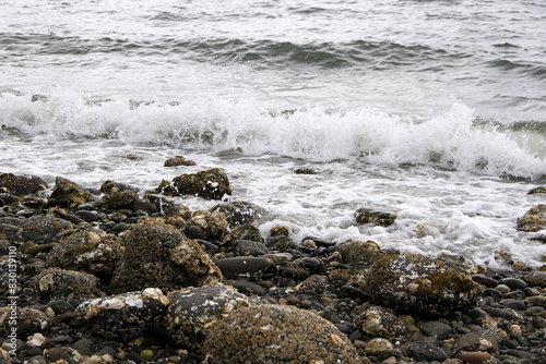 Small steady waves during a stormy day on Hood Canal