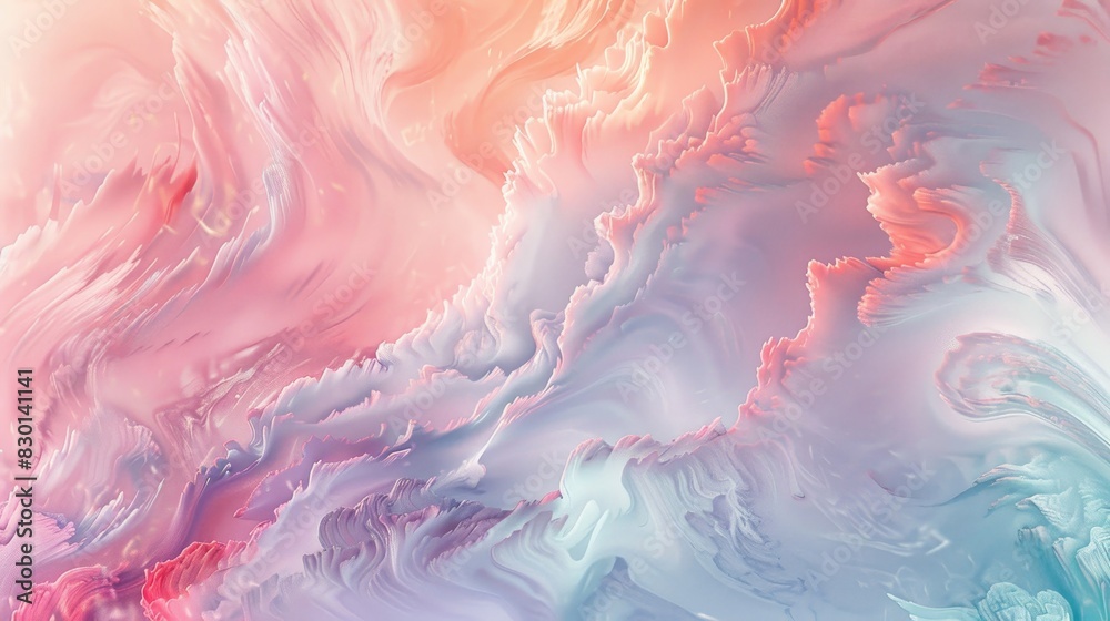 Coral mint and lavender in ethereal abstract spring gardens wallpaper Coral mint and lavender in ethereal abstract spring gardens wallpaper