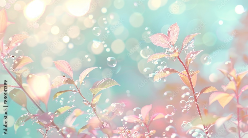 Dynamic abstract with pastel blue pink and green light effects wallpaper Dynamic abstract with pastel blue pink and green light effects wallpaper