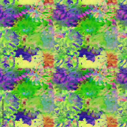 Seamless Print Shibori pattern and tie-dye allover textile Shibori allovers pattern design