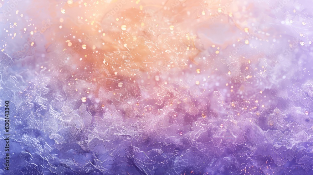 Obraz premium Abstract in lavender white and amber tones wallpaper