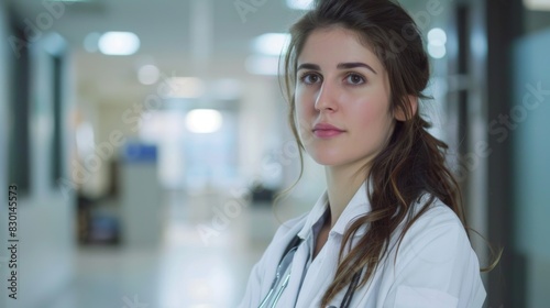 Free Download Doctor person in clinic. Generated by AI - GFXLoad