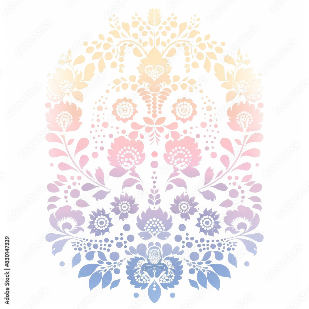 PNG Transparent of Intricate beautiful flower artwork