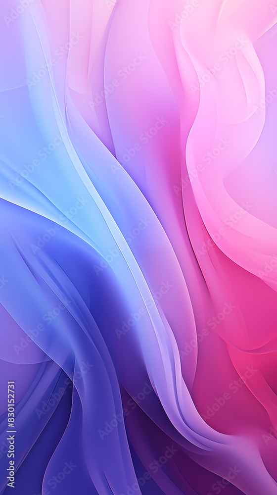 Obraz premium Abstract Image, Fluid and Nebulous Shapes in Shades of Purple, Blue, and Pink, Pattern Style Texture, Wallpaper, Background, Cell Phone and Smartphone Case, Computer Screen, Cell Phone and Smartphone 