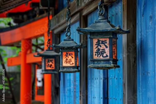 Close-up of illuminated lantern glowing at dusk - warmth - illumination - peaceful night photo