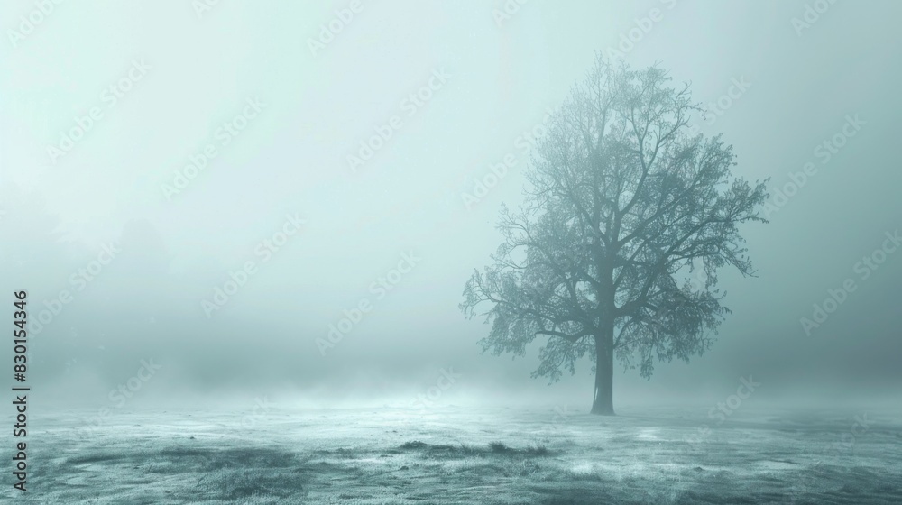 Fog naturre background illustration genegated by ai Fog naturre background illustration genegated by ai
