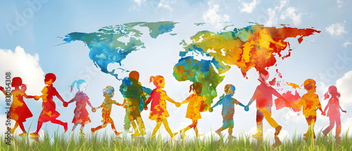 the World Conference for the wellbeing of children. The meeting brought about standards to enforce support and basic rights for children covering the globe, leading to the right to education photo