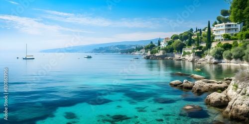 Exploring the Popular Travel Destination of Opatija Riviera in Croatia's Kvarner Region. Concept Travel Destinations, Opatija Riviera, Croatia, Kvarner Region, Explore Opatija photo